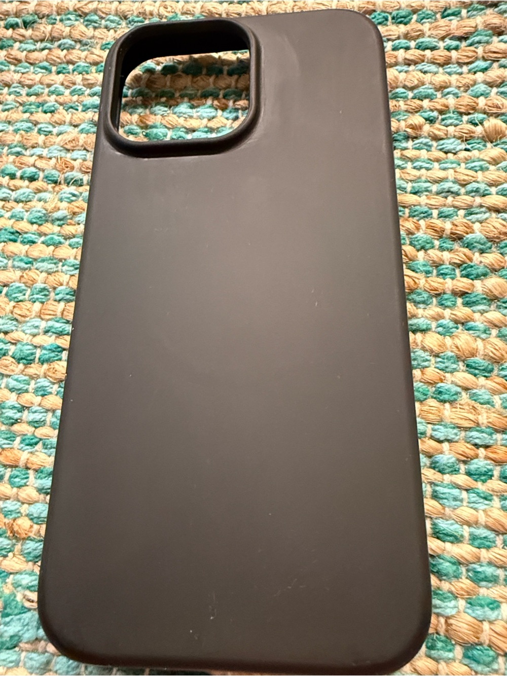 Matte Black Silicone Phone Case - Unbranded